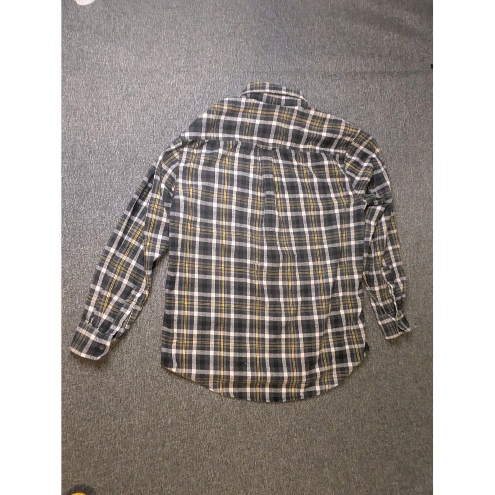 Wolverine Men's Plaid Flannel Shirt Large Button Down Long Sleeve Multi Checker - Picture 8 of 9
